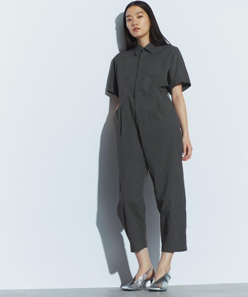 NAVE 【ReNAVE　撥水機能・UVカット・透湿・接触冷感・洗える】ナイロンタスランジャンプスーツ 