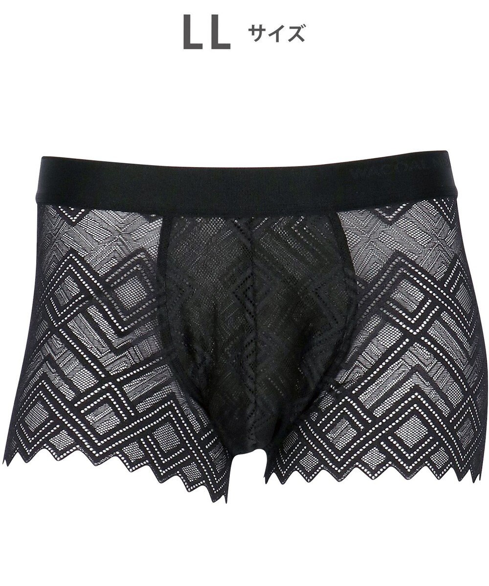 WACOAL MEN WACOAL MEN ボクサーパンツ 【レースボクサー】 フロント快適グラマラス 通気性(本体) 前閉じ 下着 メンズ WT3828 /ワコールメン 