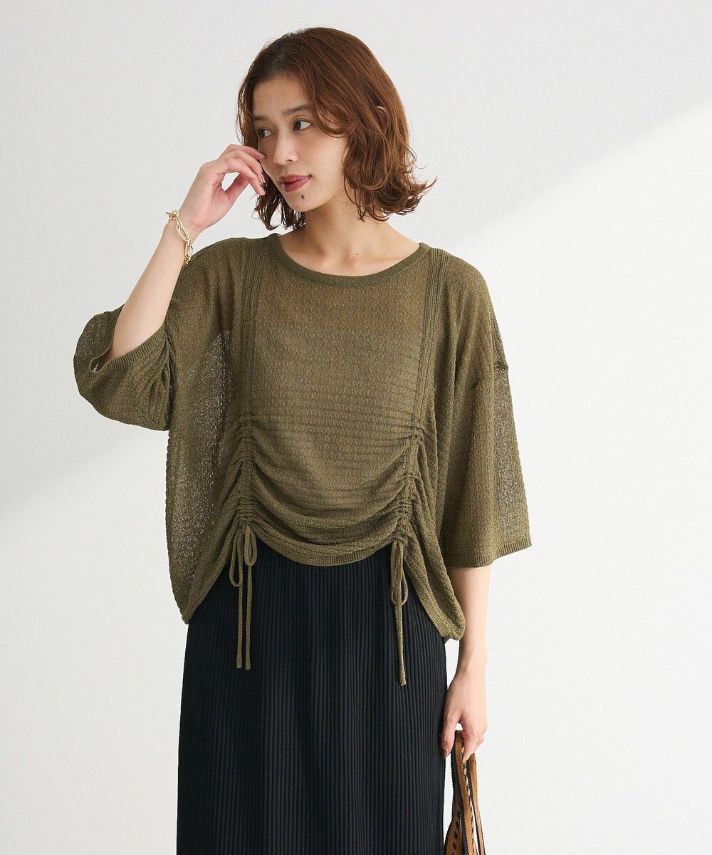 Green Parks ・ＥＬＥＮＣＡＲＥ　ＤＵＥ　シャーリングシアーニット 