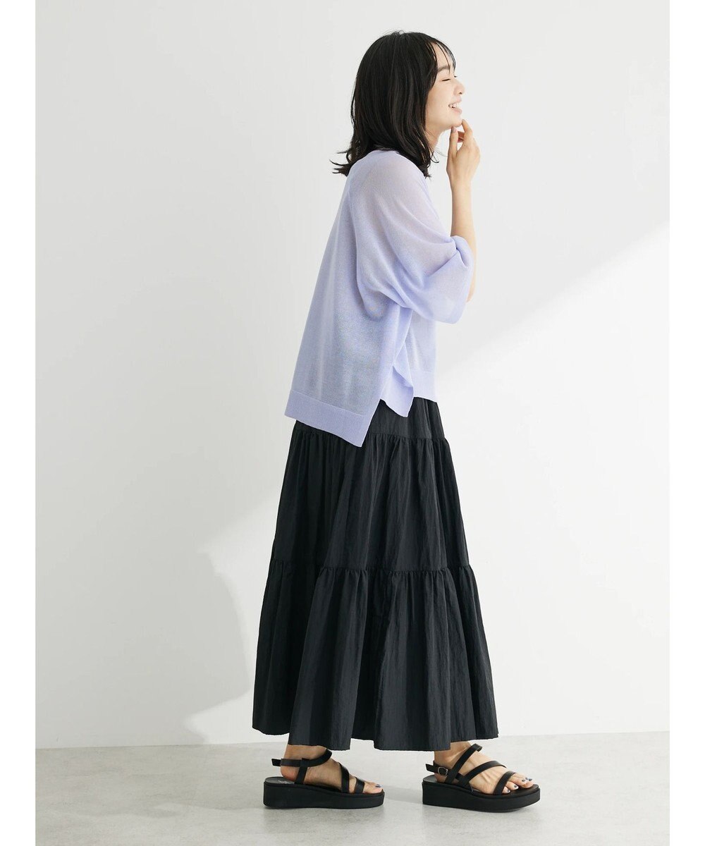 Green Parks シアーロゴニットプルオーバー 