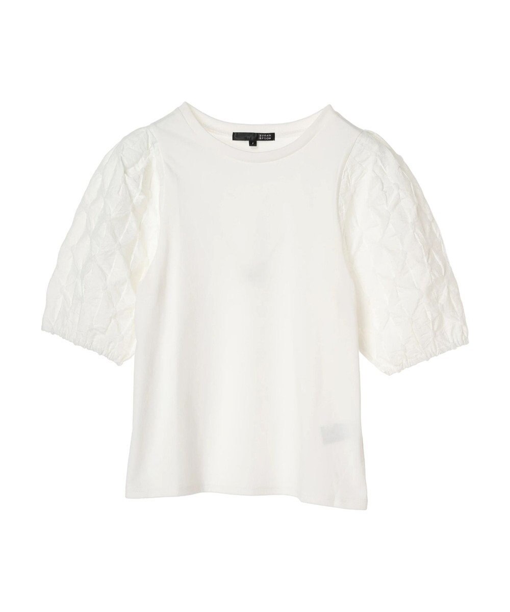 Green Parks ・ＳＵＧＡＲ　ＳＰＯＯＮ　フハクドットスリーブＴＥＥ 