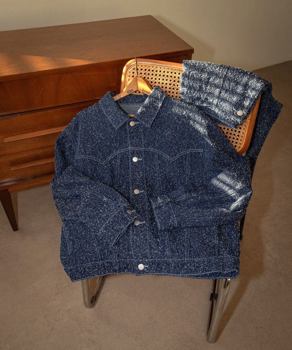 WEGO ネップデニムジャケット 