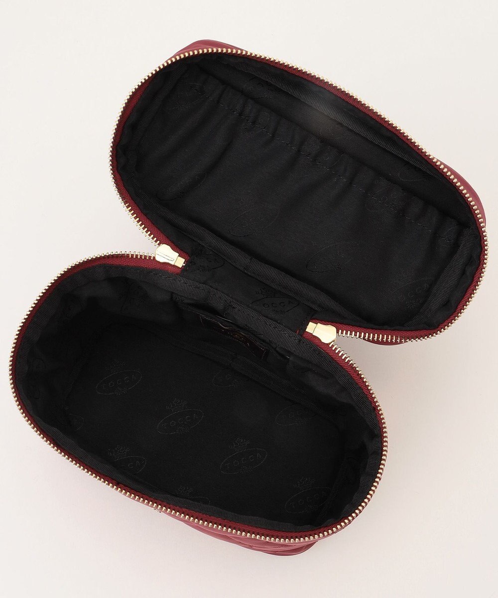 TOCCA CHECKER CLOVER VANITY ヴァニティバッグ 