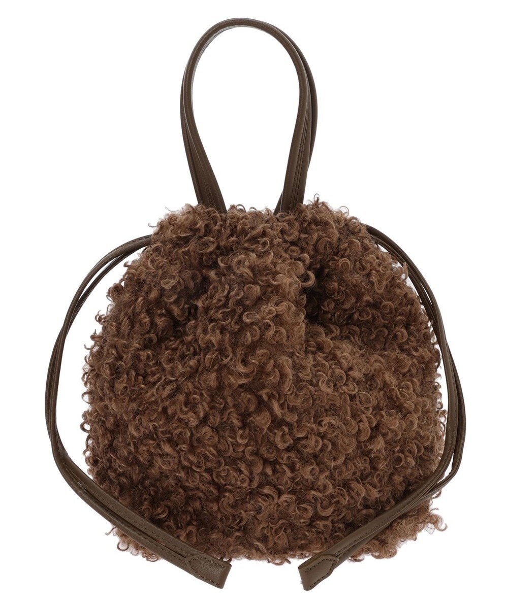 Green Parks ＯＴＯ．ＨＡ．プードルファーハンドバッグ 