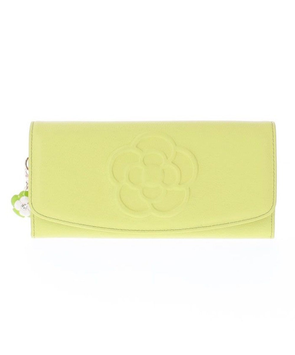 CLATHAS ワッフル　フラップ長財布 