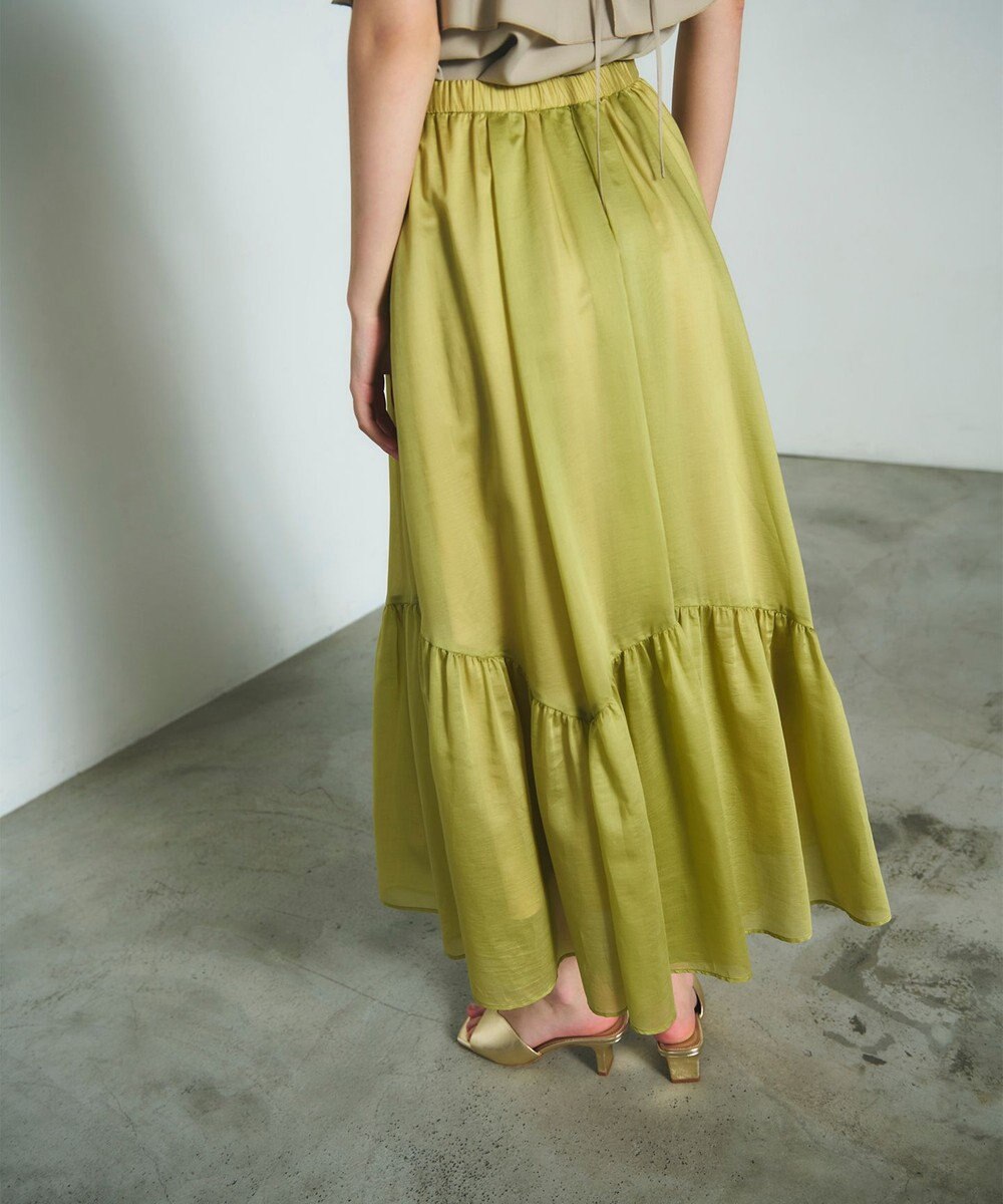 GRACE CONTINENTAL ティアードボリュームスカート 