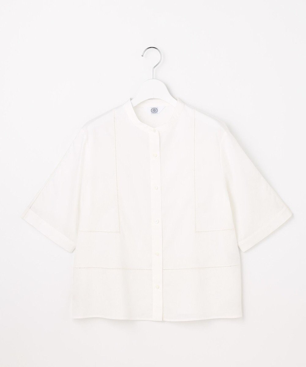 J.PRESS LADIES S 【WEB限定カラーあり・一枚で着映え】ラミー ポプリン ボクシーシャツ 