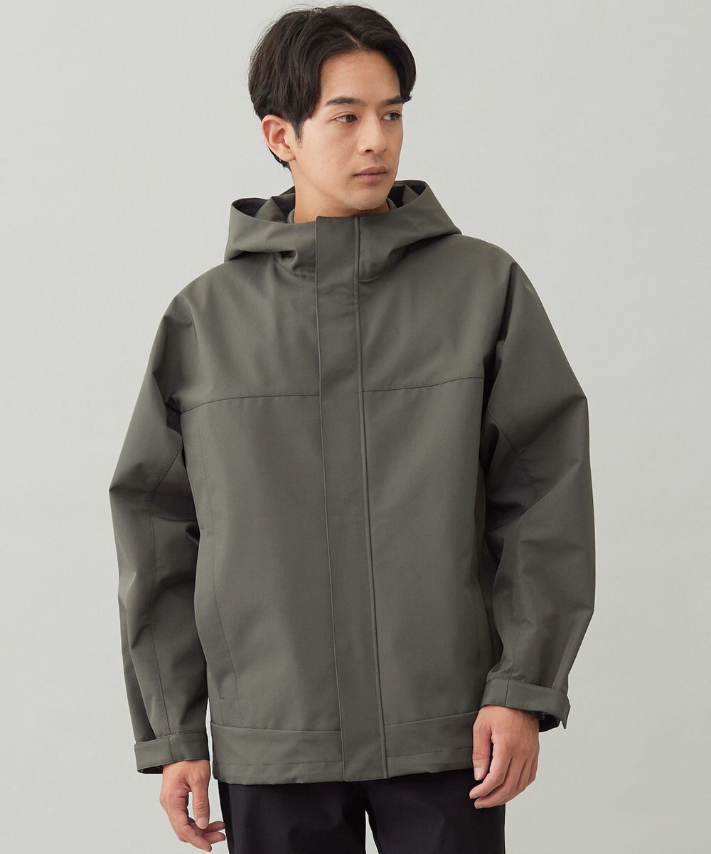 UNFILO MENS 防風撥水 フードブルゾン 