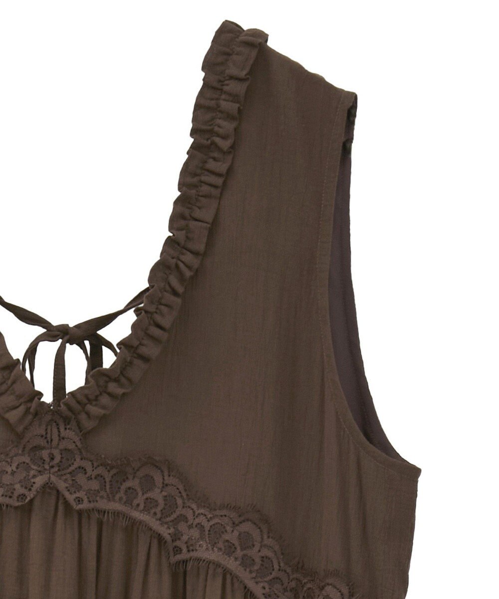 Green Parks ■ＥＳＣＡＲ　レース×コットンティアードワンピース 