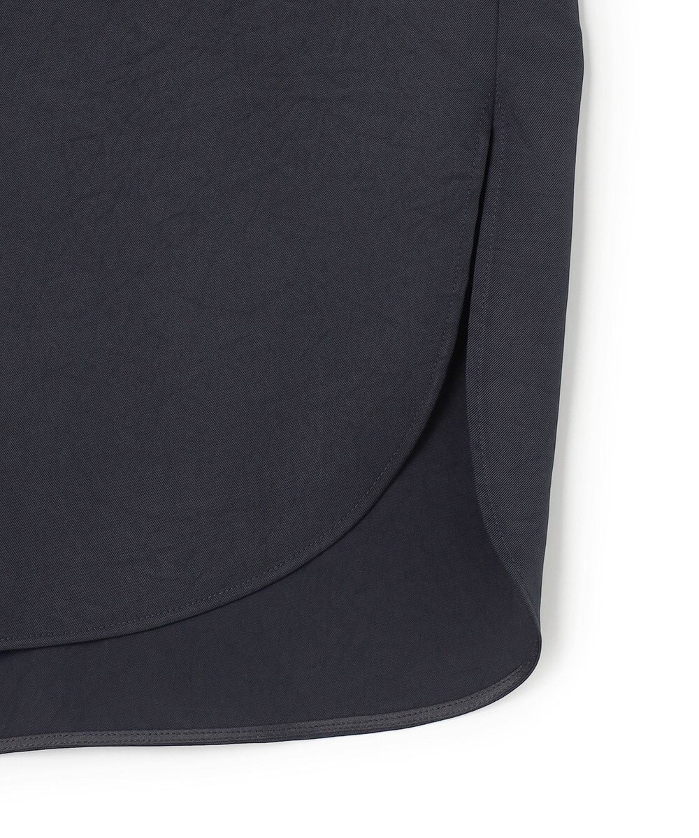 ICB 【先行予約】ストレッチシルキーツイル タイブラウス 