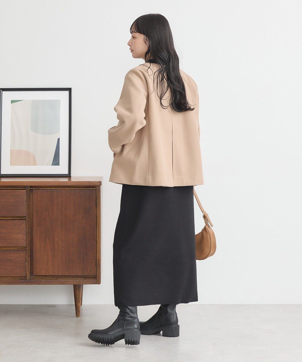 earth music&ecology ２Ｗａｙフードショートコート 