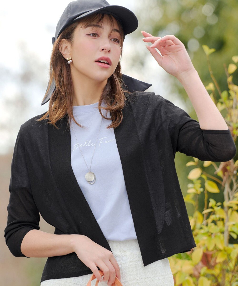 Tiaclasse 【おのののかさん着用】ショートトッパーカーディガン 