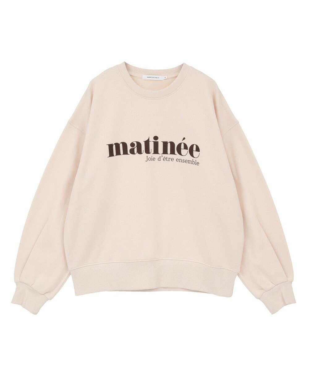 AMERICAN HOLIC フレンチロゴ裏起毛プルオーバー 