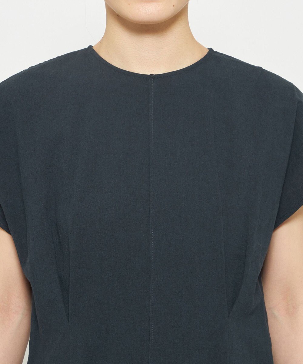 uncrave コットンリネンボイル フレアワンピース 