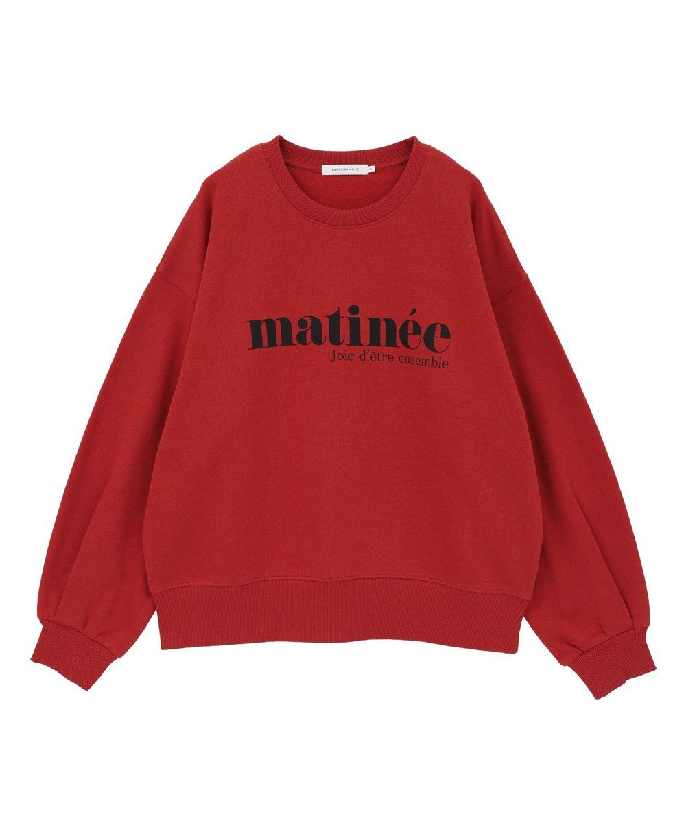 AMERICAN HOLIC フレンチロゴ裏起毛プルオーバー 