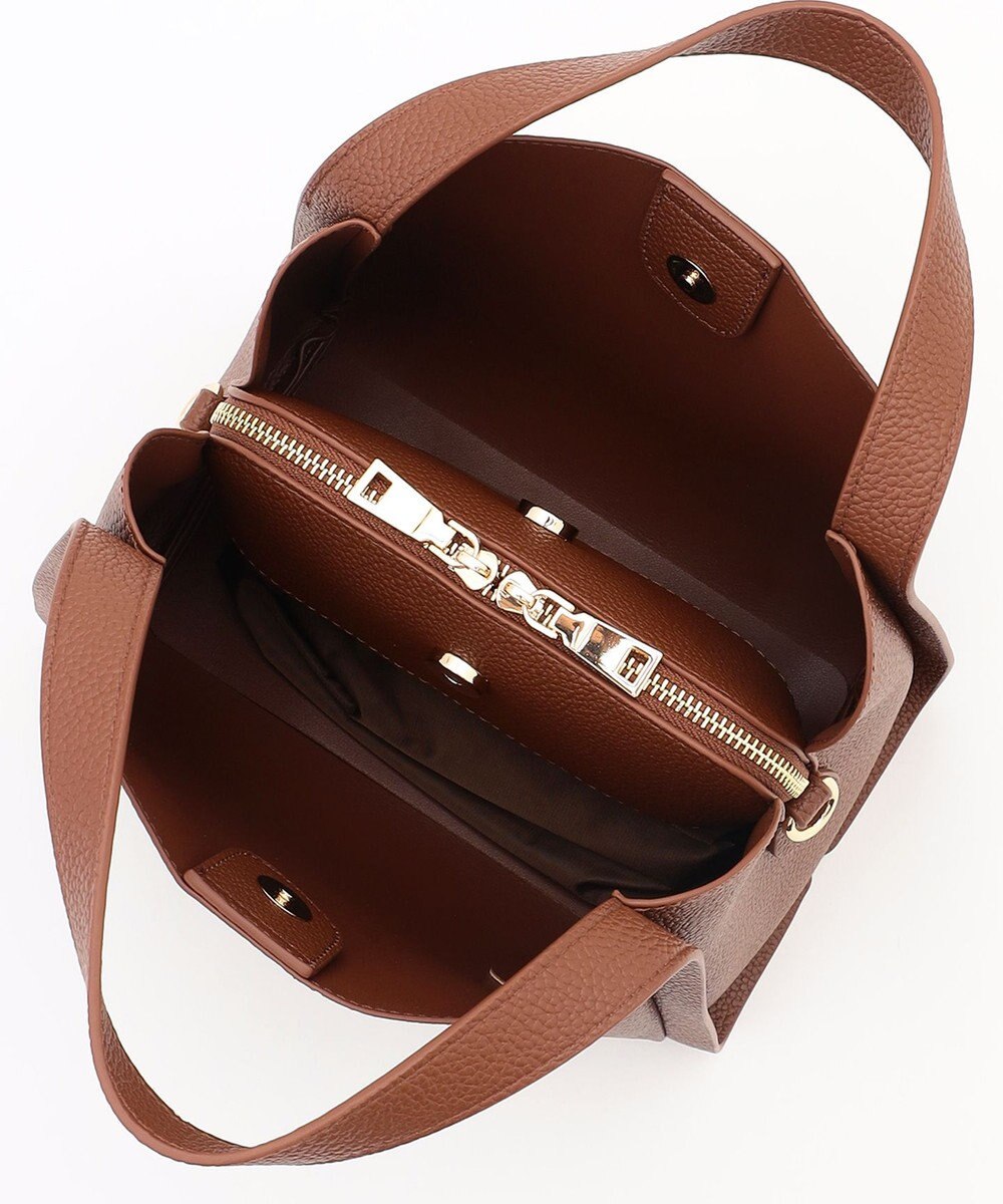 LA BAGAGERIE ソフトシュリンク2WAYハンドバッグ small 
