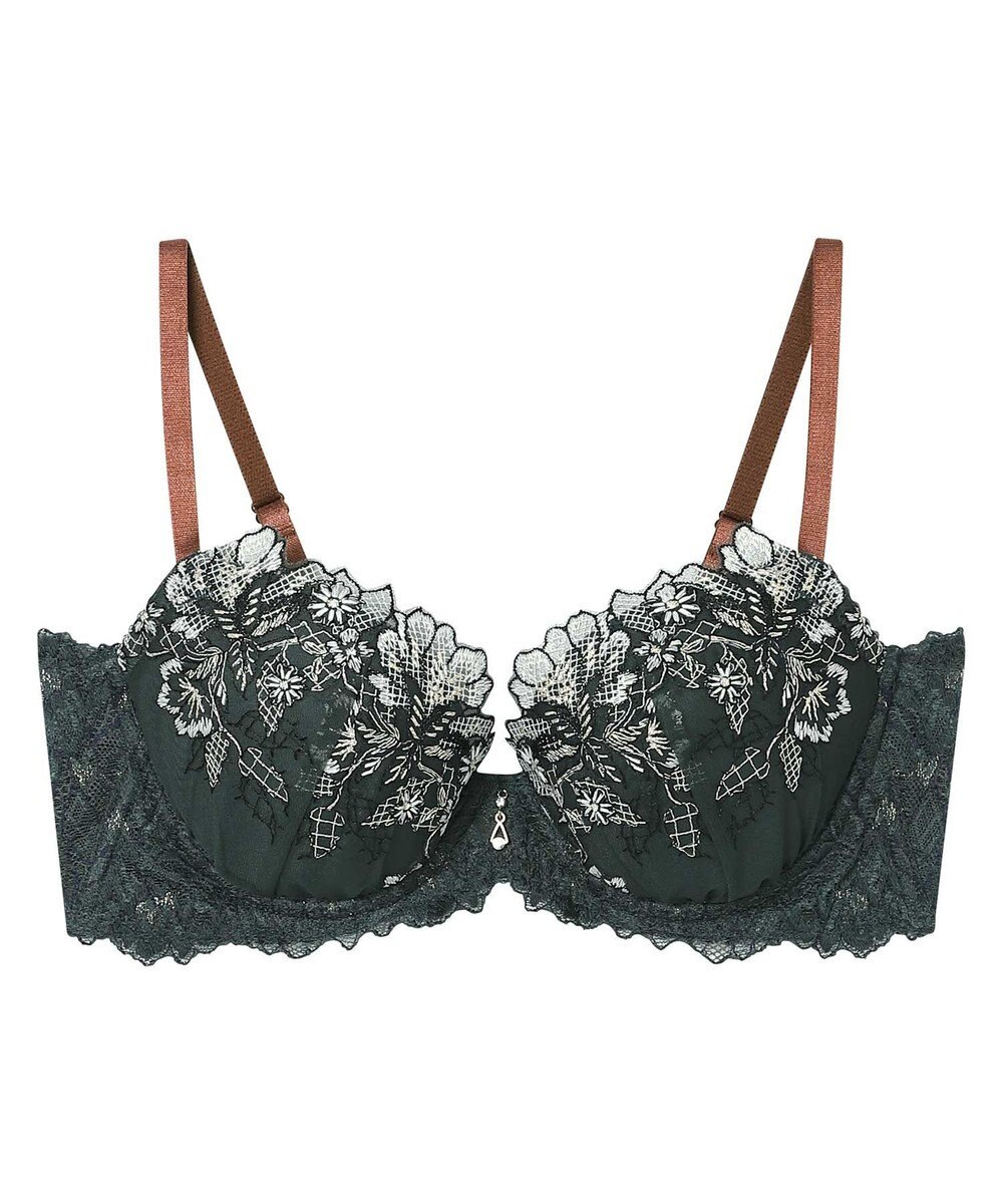 AMPHI ブラジャー ふっくらまる胸キープ 脇高設計 脇・背中スッキリ Gカップまで対応 大きいサイズ 【Hold Day Bra ホールドデイブラ】 BYJ305 アンフィ／ワコール 