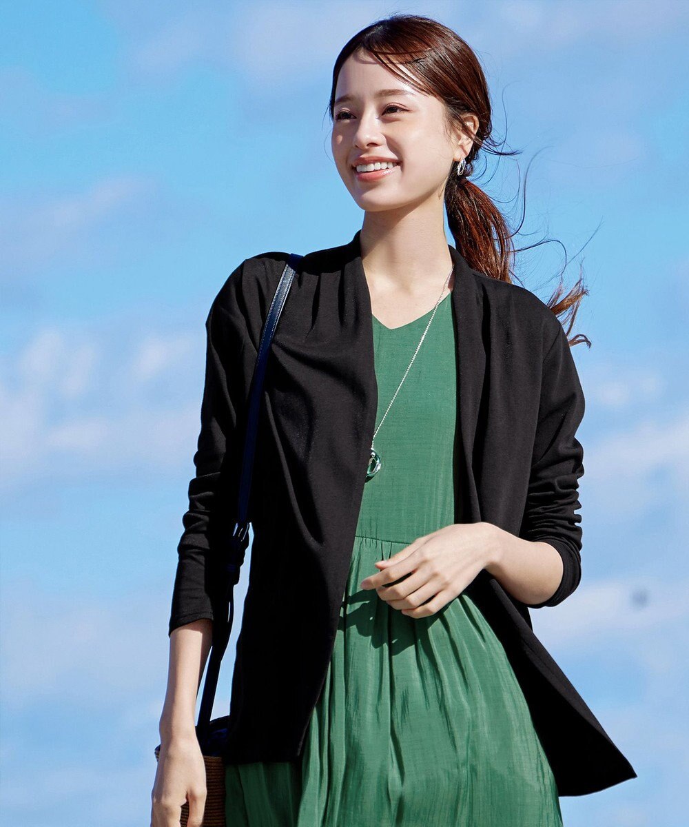 Tiaclasse 【新色追加・UVケア・接触冷感】“やみつき”着ながしロングカットソーカーデ 