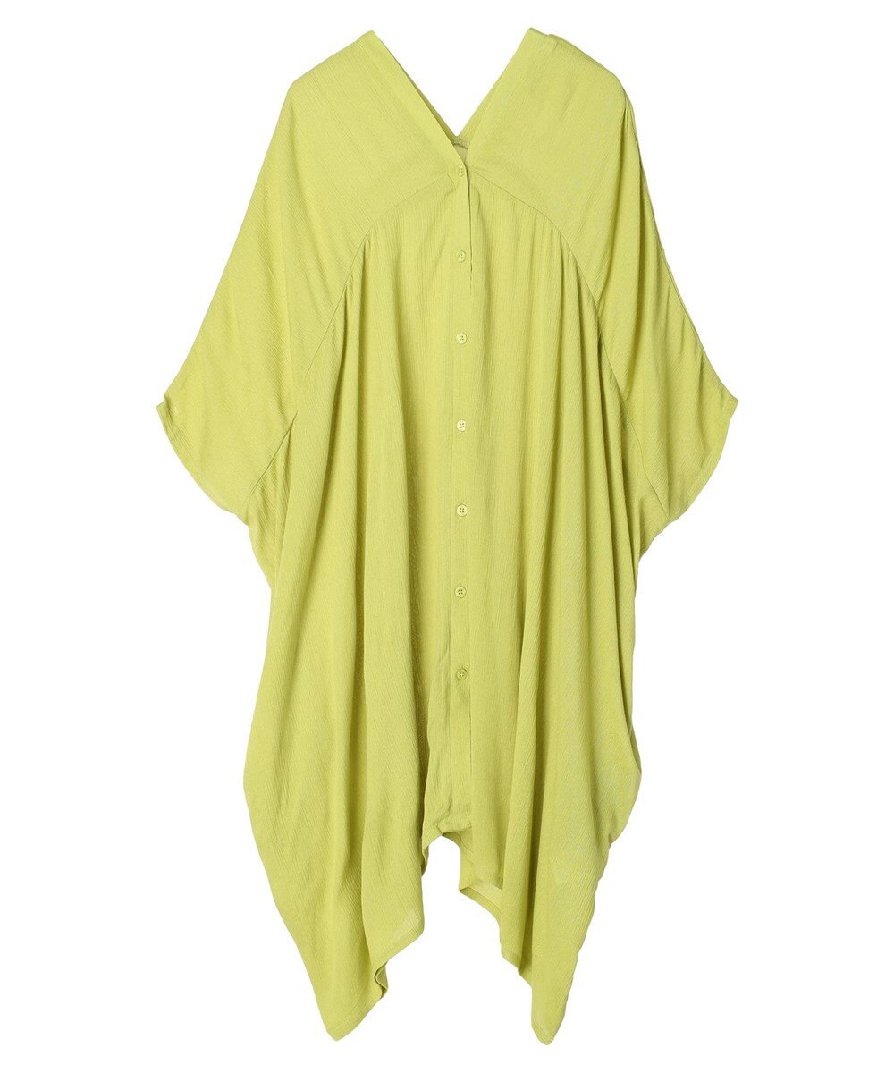 earth music&ecology レーヨンビッグシャツチュニック 