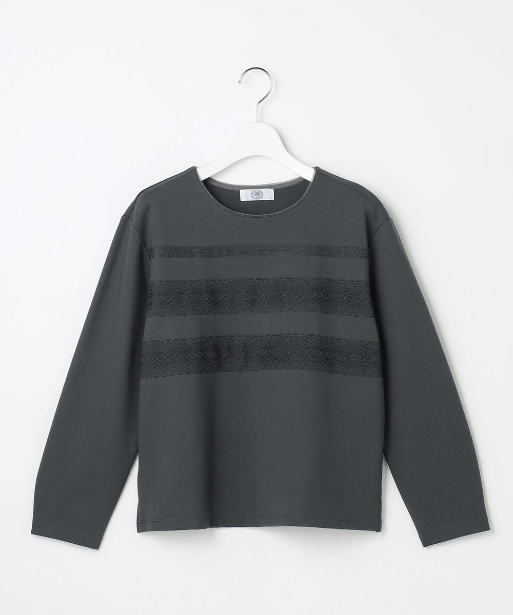 J.PRESS LADIES S アモーレポンチ レース カットソー 