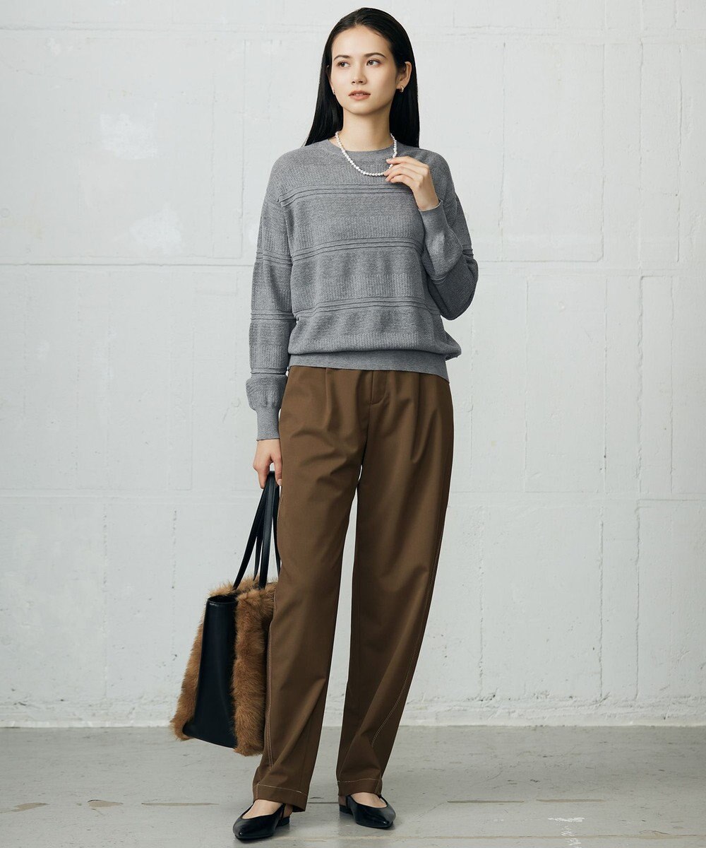 自由区 L ファインコットンウール ニット 