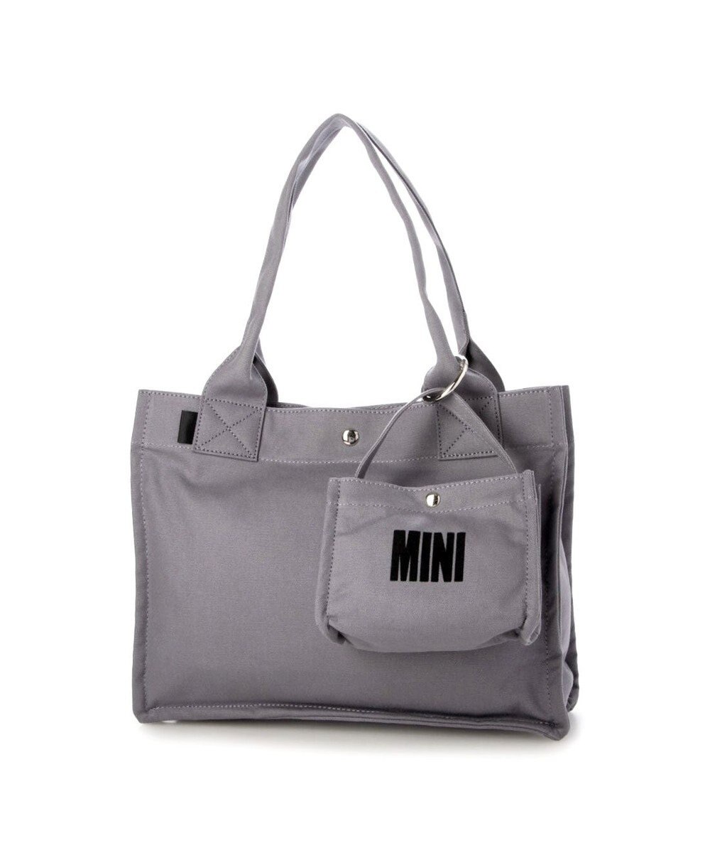 UNBILLION カシュカシュ cachecache / フロッキーポーチ付きキャンバストート 