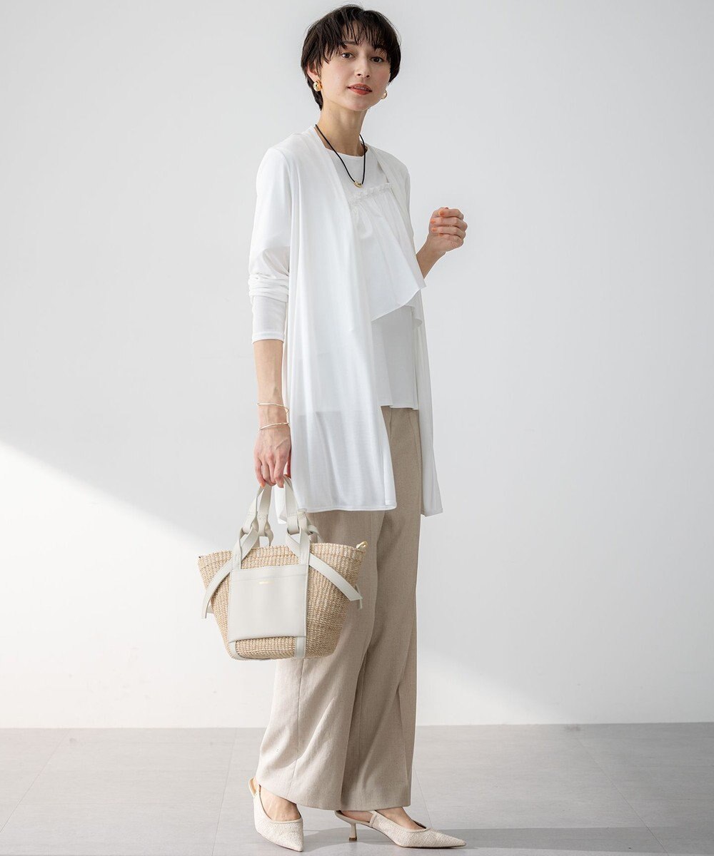 23区 VIOLAd'ORO アバカ 2WAY トートバッグ 