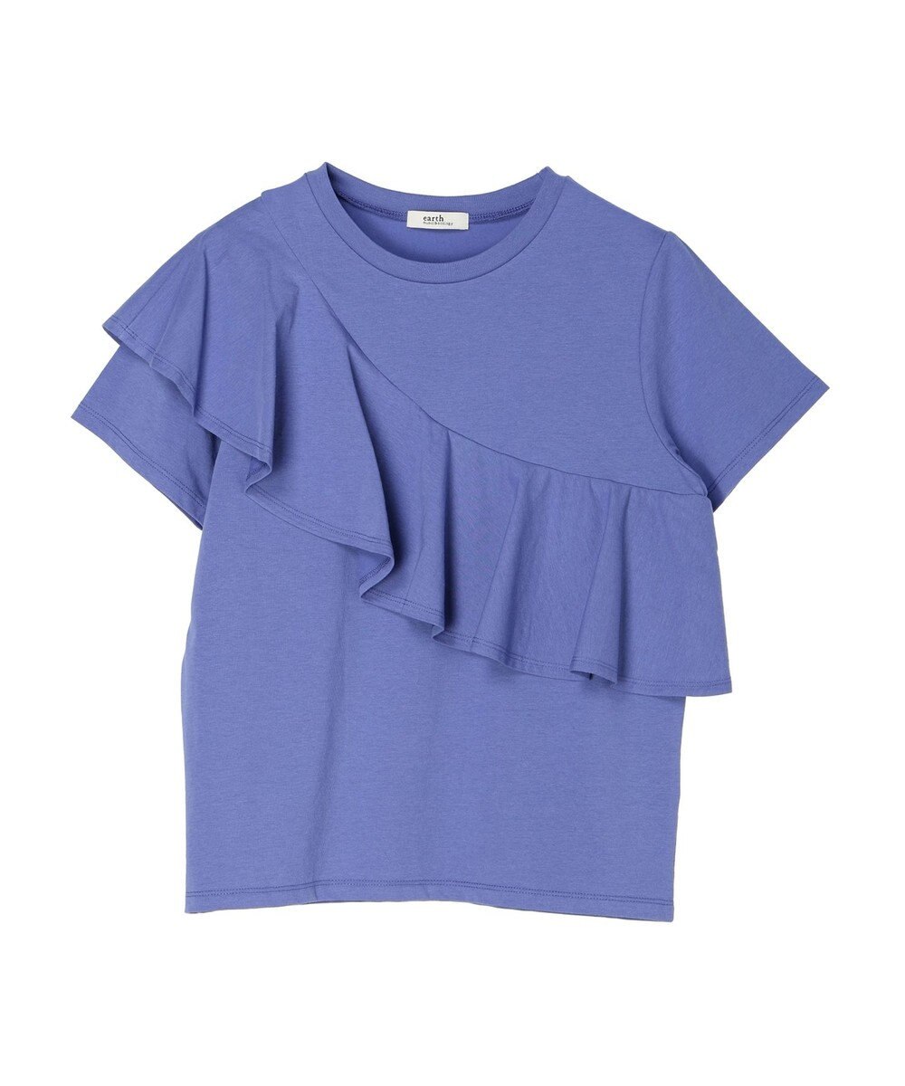 earth music&ecology フロントフリルプルオーバー 