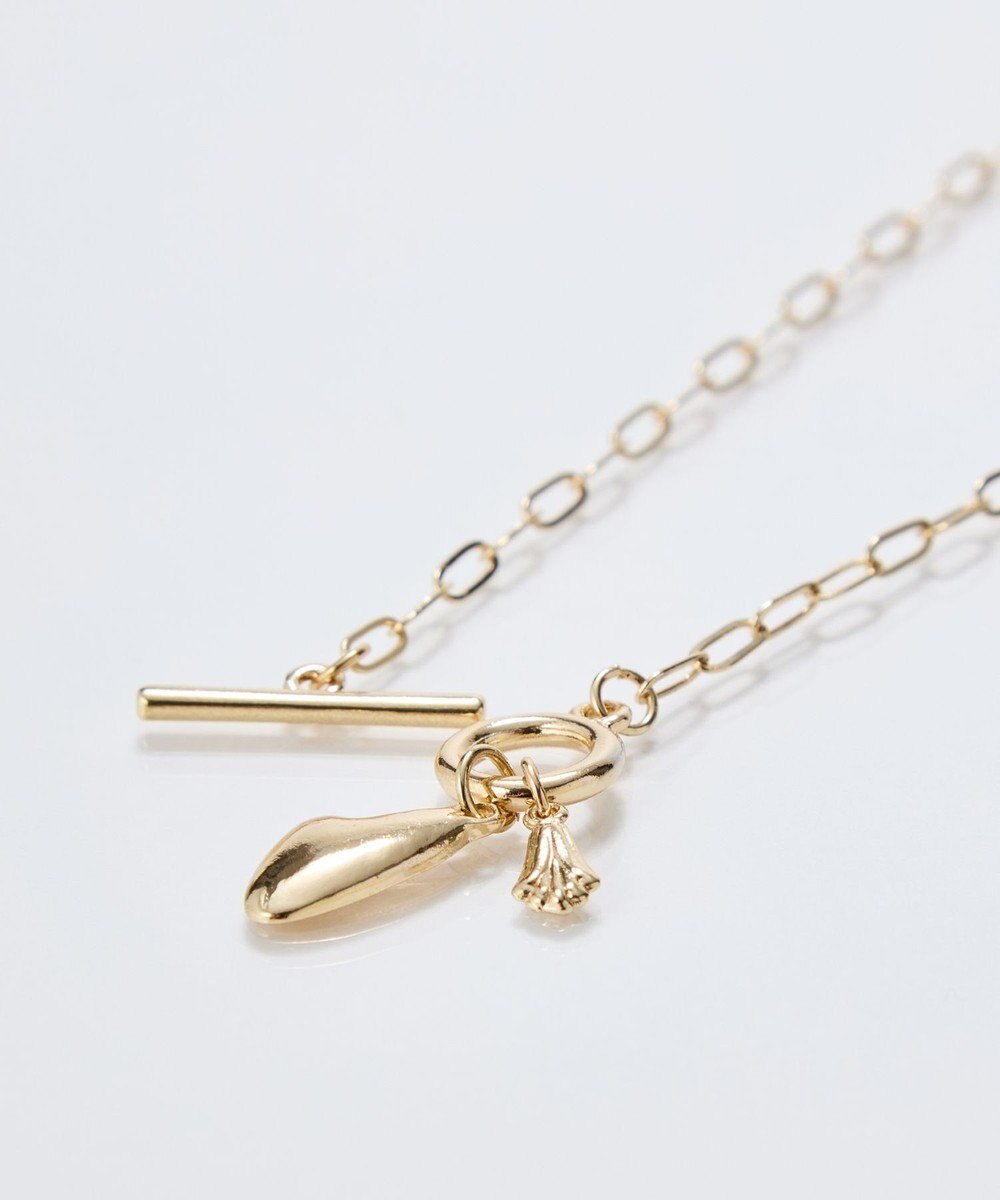 Phoebe ハートプレートチョーカーネックレス　ゴールド/40cm 