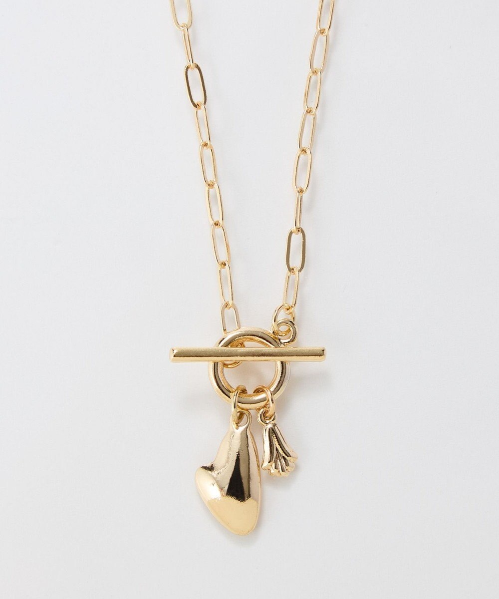 Phoebe ハートプレートチョーカーネックレス　ゴールド/40cm 