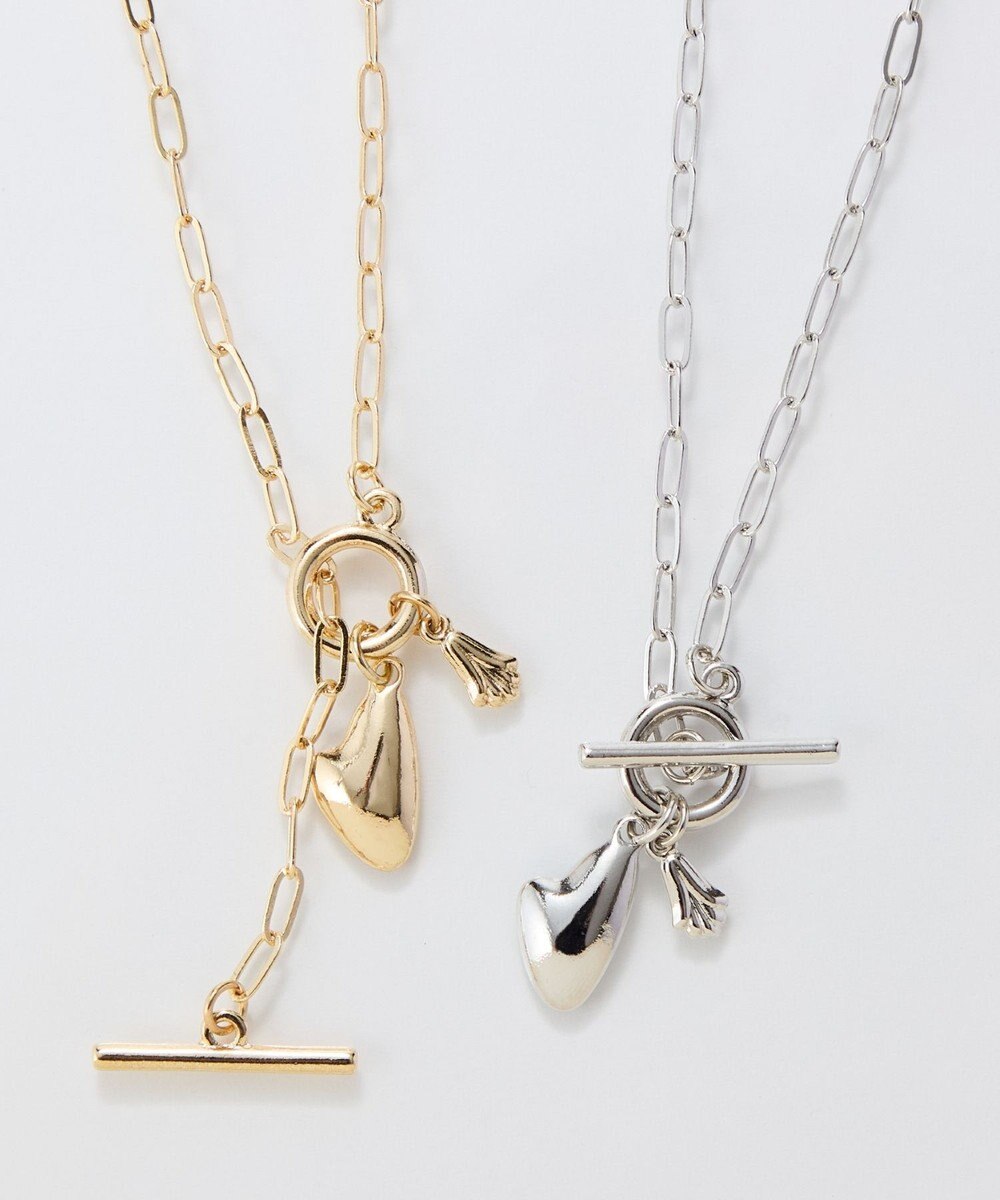 Phoebe ハートプレートチョーカーネックレス　ゴールド/40cm 