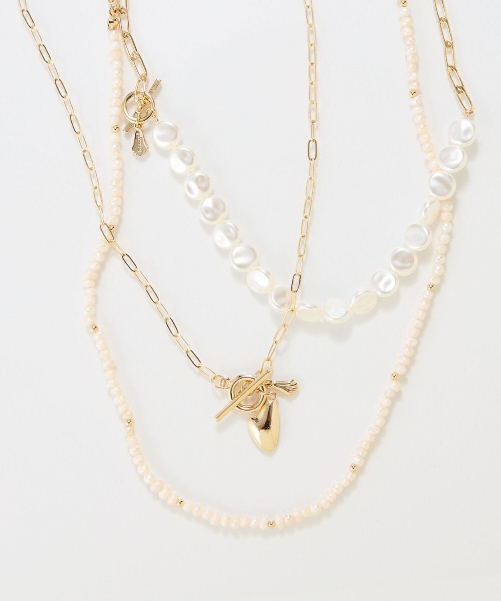 Phoebe ハートプレートチョーカーネックレス　ゴールド/40cm 