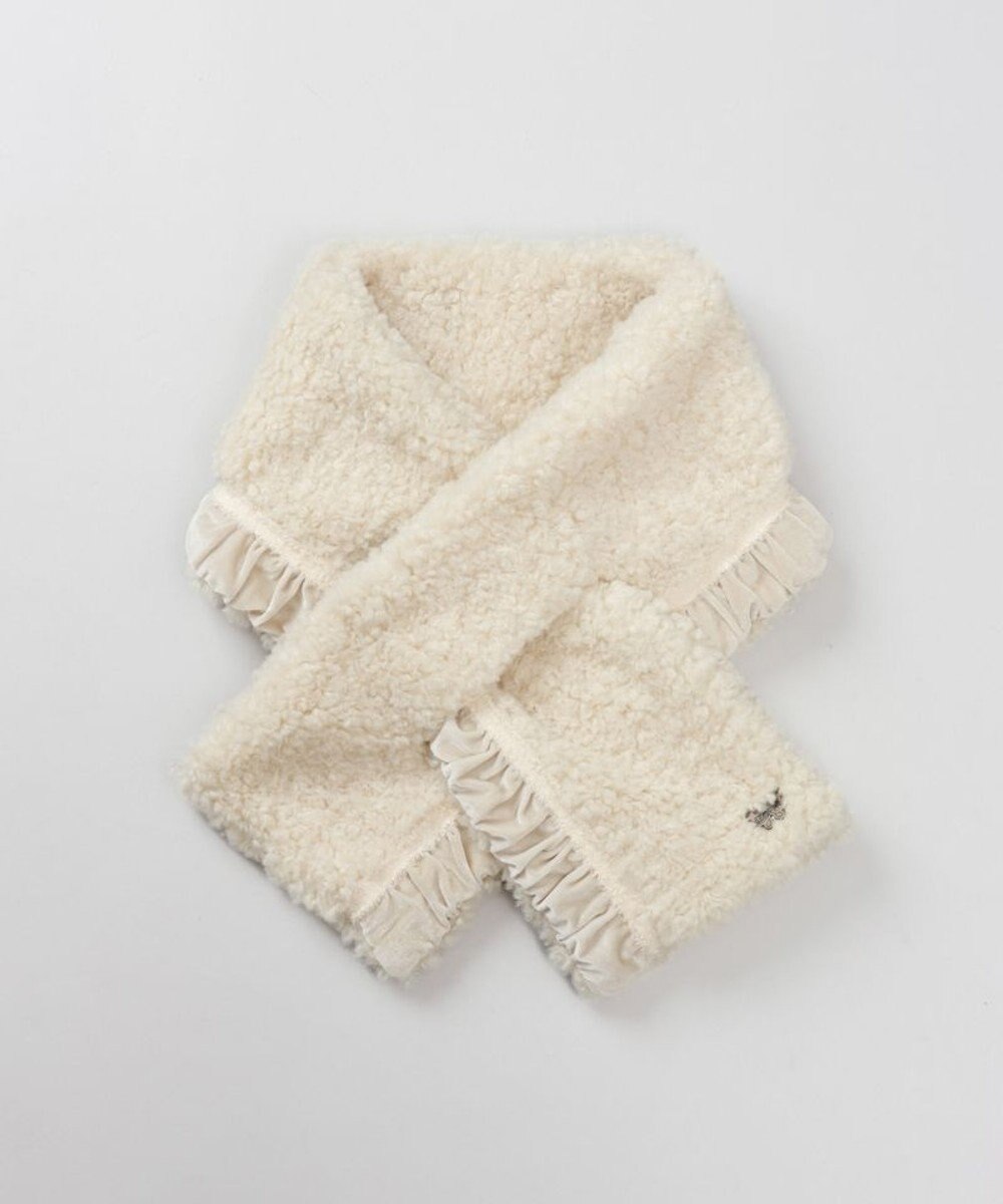 AURORA 【 ANNA SUI（アナ スイ）】エコファー差込みマフラー(WASH) 