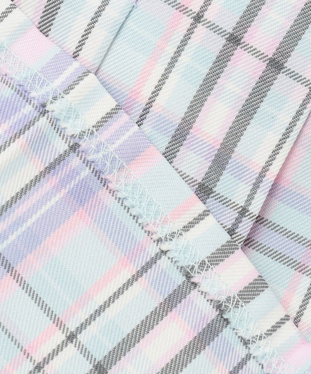 ANY KIDS チェック柄 ガーリー スカパン 