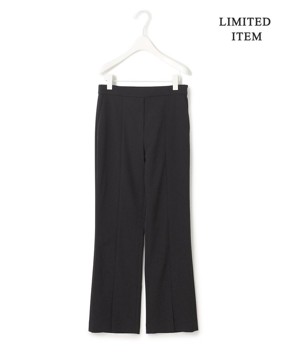 ICB 【WEB限定・洗える】キュプラハイパワーストレッチ セミフレアパンツ 