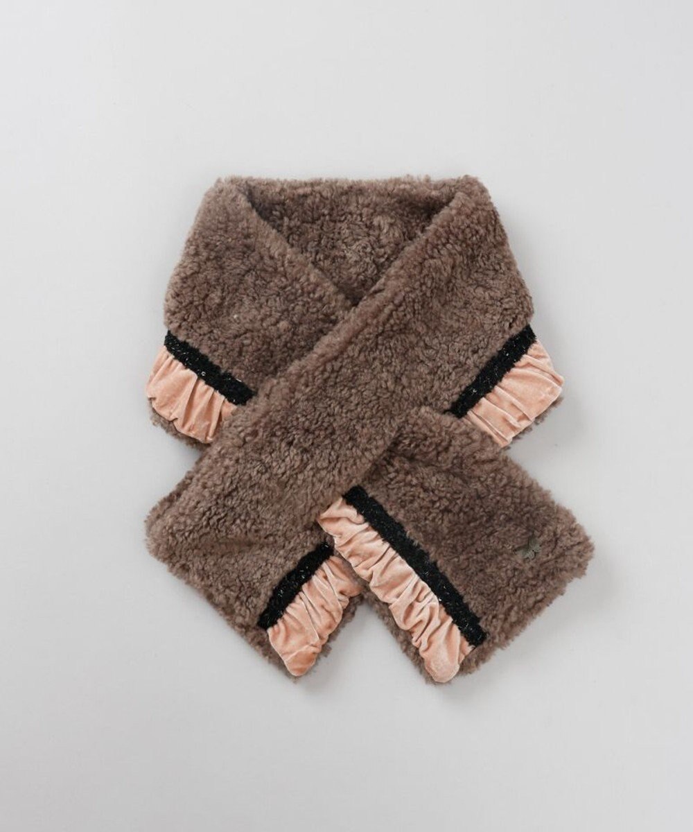 AURORA 【 ANNA SUI（アナ スイ）】エコファー差込みマフラー(WASH) 