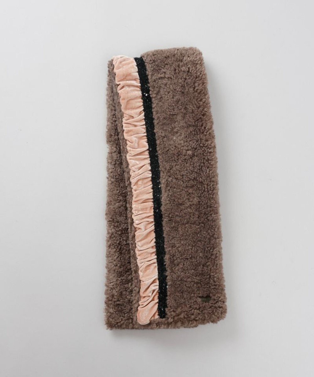 AURORA 【 ANNA SUI（アナ スイ）】エコファー差込みマフラー(WASH) 