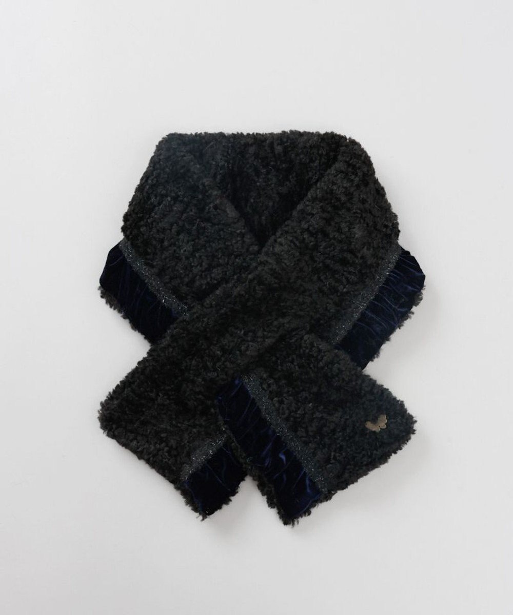 AURORA 【 ANNA SUI（アナ スイ）】エコファー差込みマフラー(WASH) 