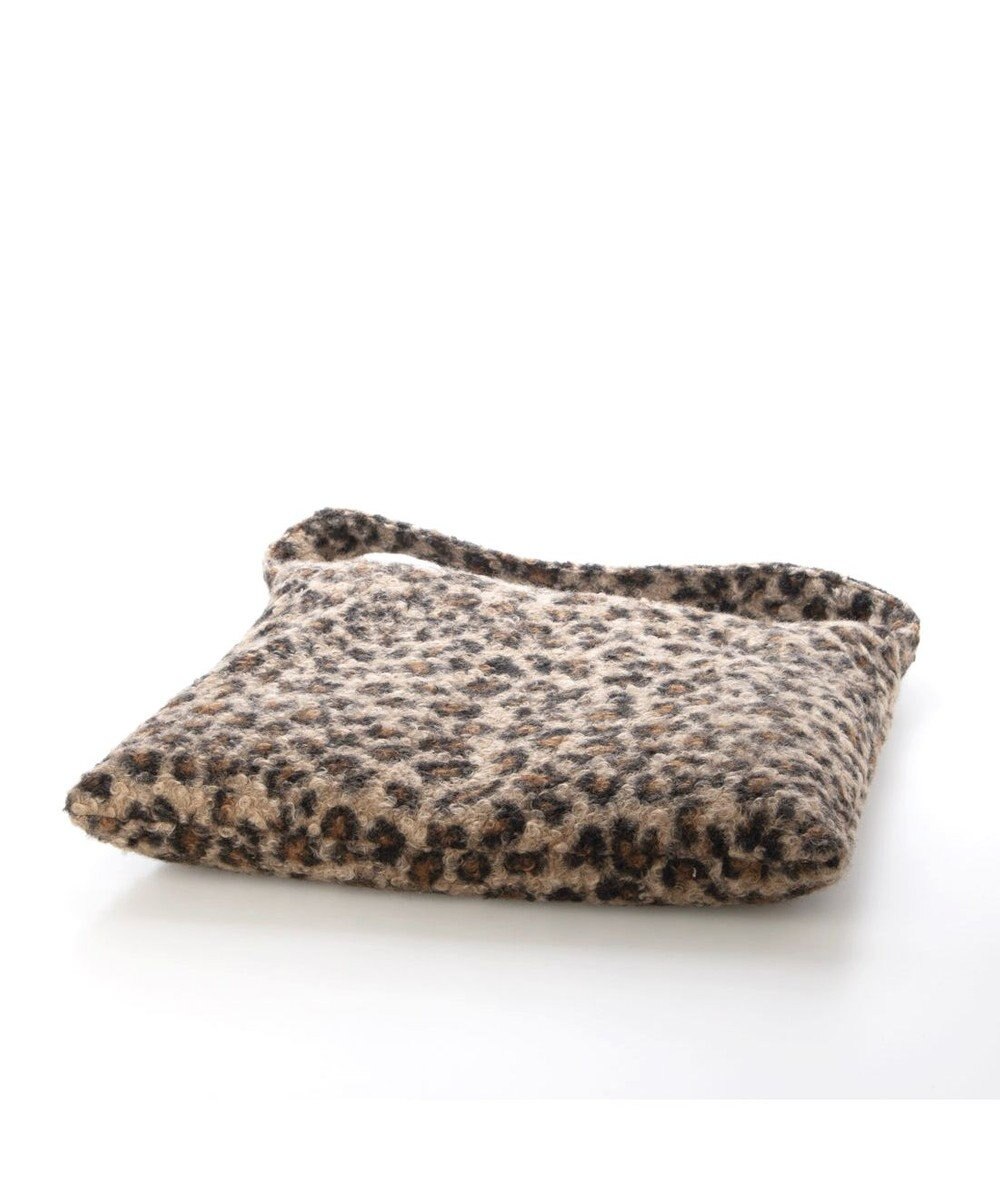 UNBILLION カシュカシュ cachecache / レオパードループツイードワンショルダートート 