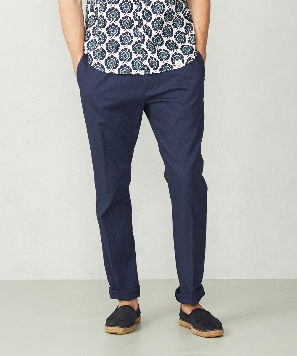 JOSEPH ABBOUD MOUNTAIN 【SPACE／UNISEX】ダイヤジャガードストレッチ パンツ 