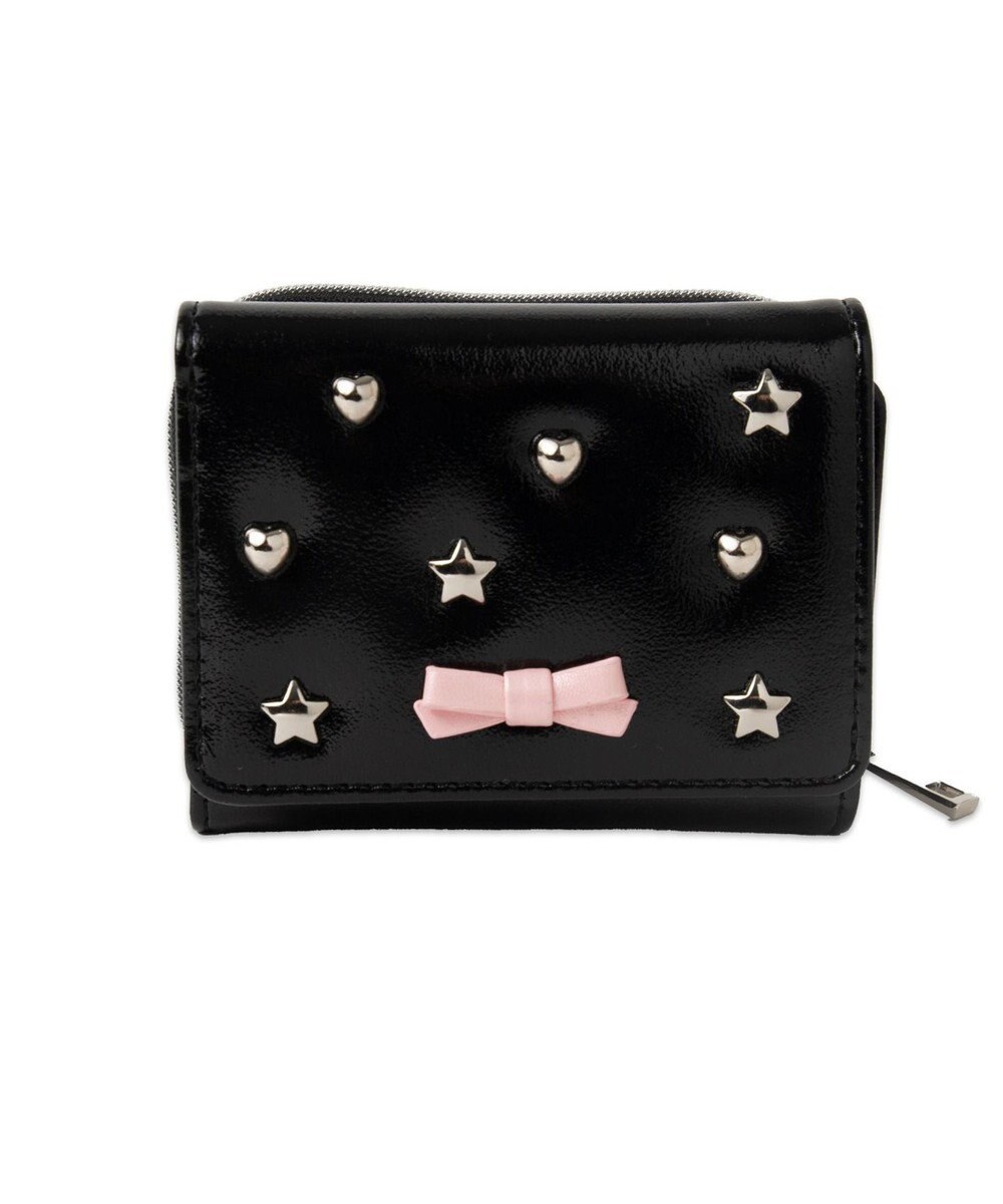 WEGO スタッズリボンウォレット 