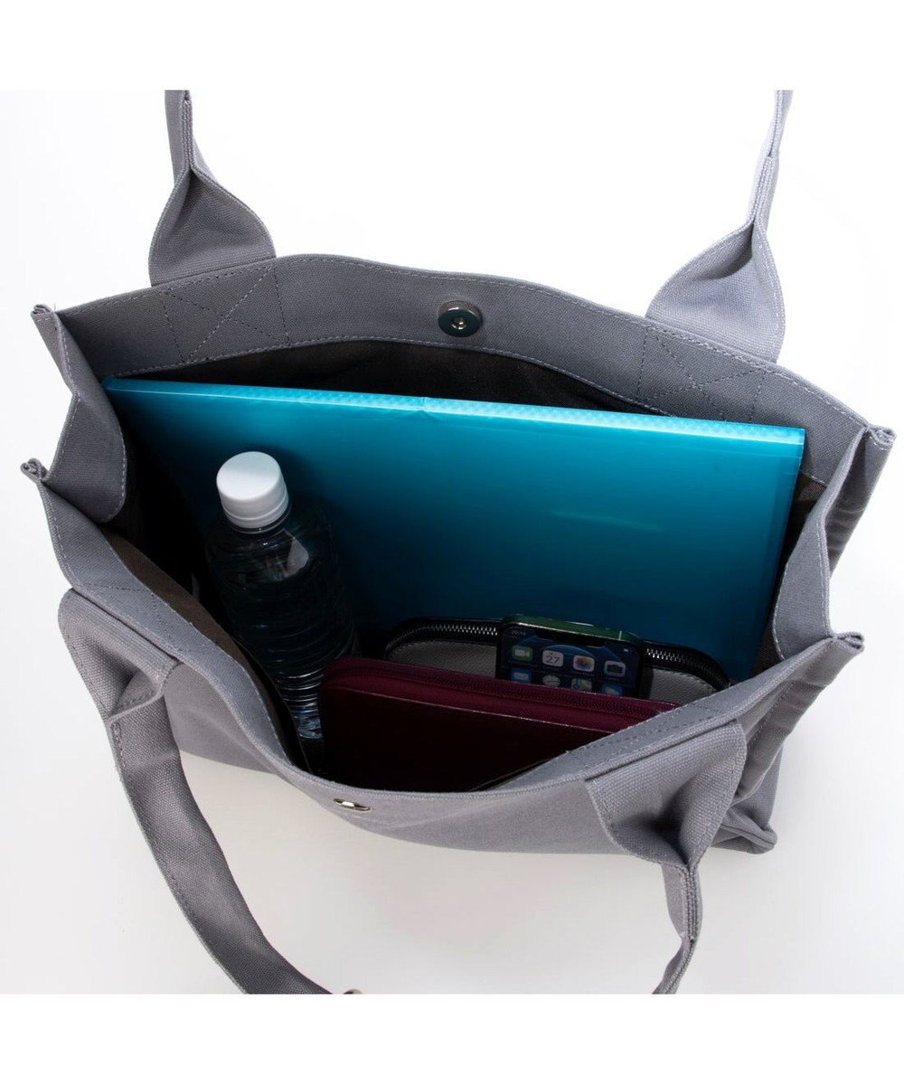 UNBILLION カシュカシュ cachecache / フロッキーポーチ付きキャンバストート 