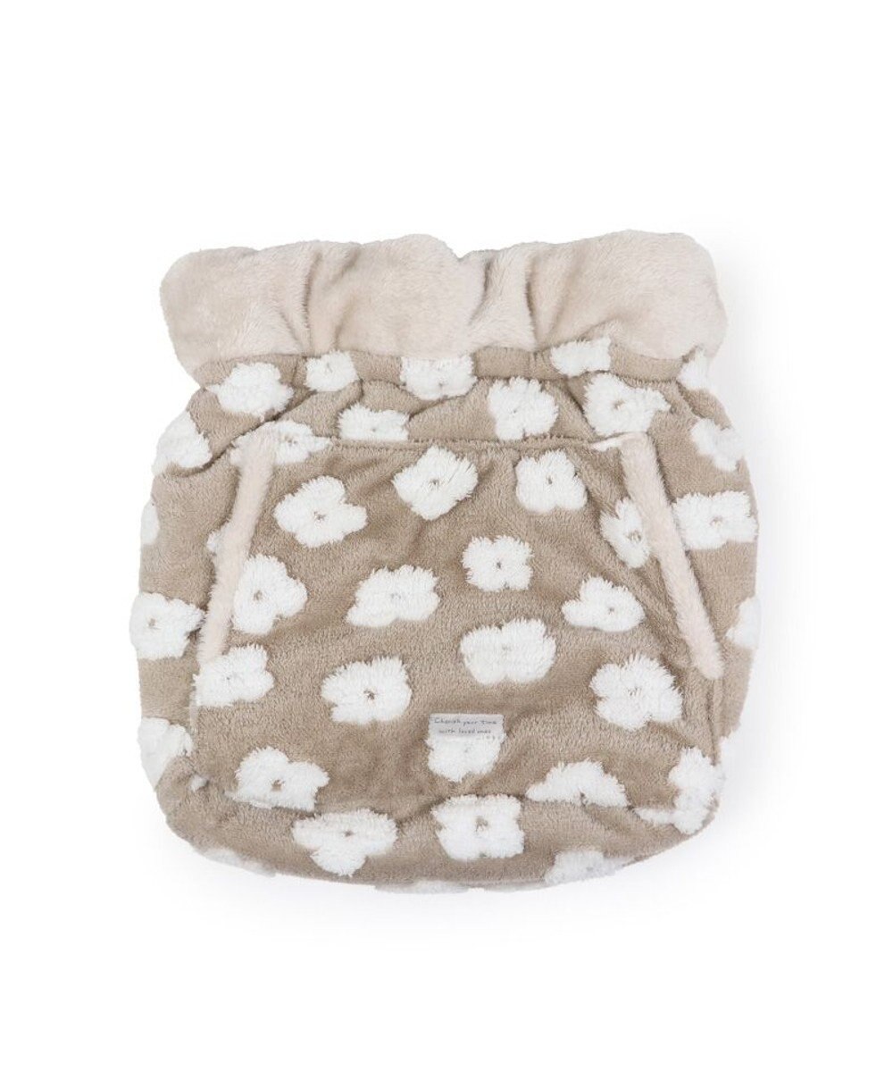 PET PARADISE ペットパラダイス 遠赤外線 ボア 犬たんぽ 《お花柄》M 