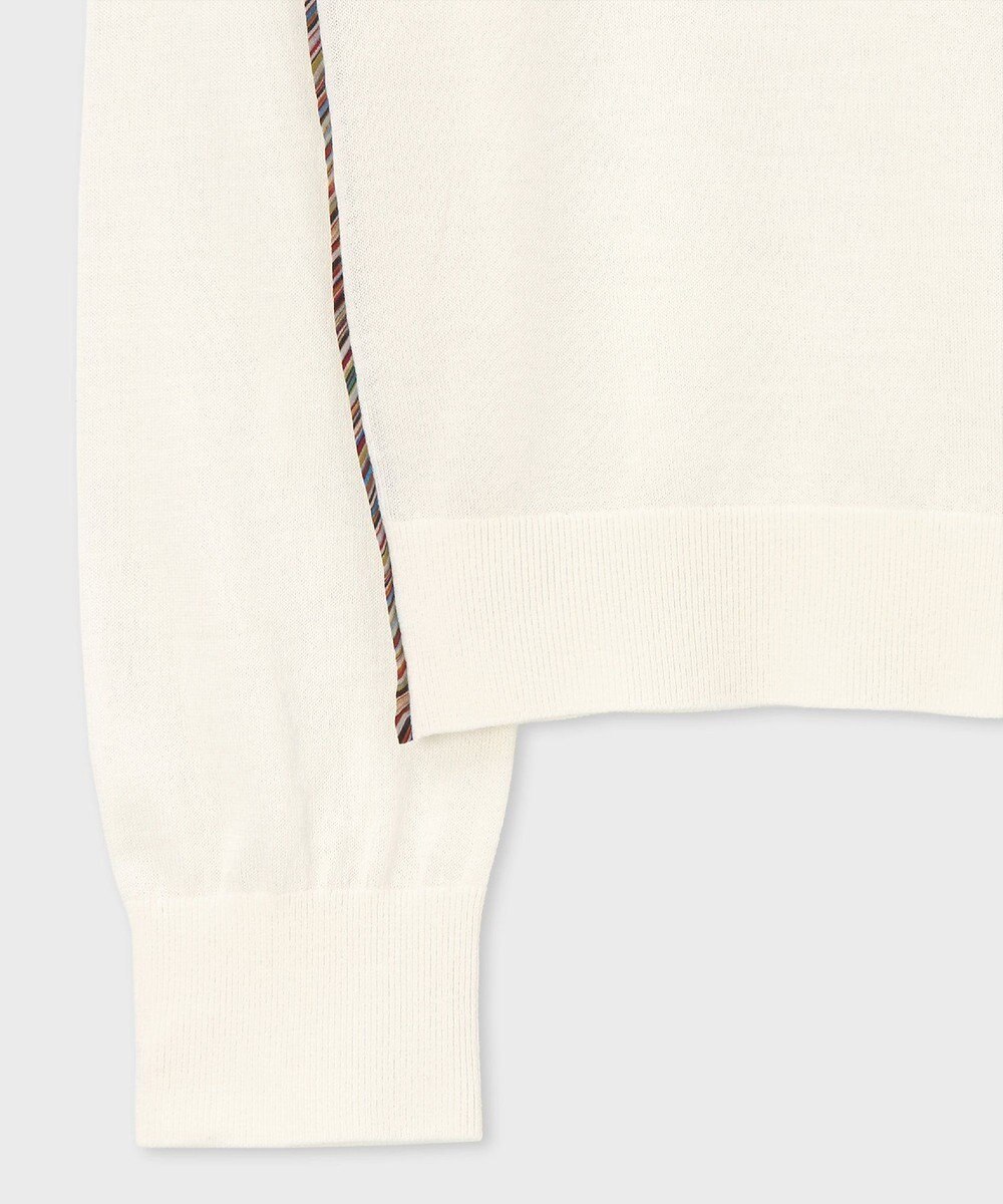 Paul Smith ドレープウール ストライプ タートルネック ニット 