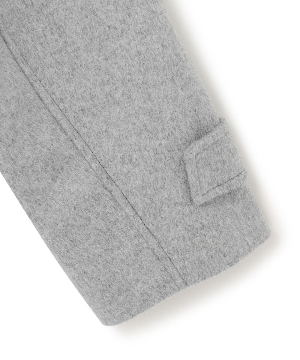 23区 ウールカシミヤビーバー フード付き ショートコート 