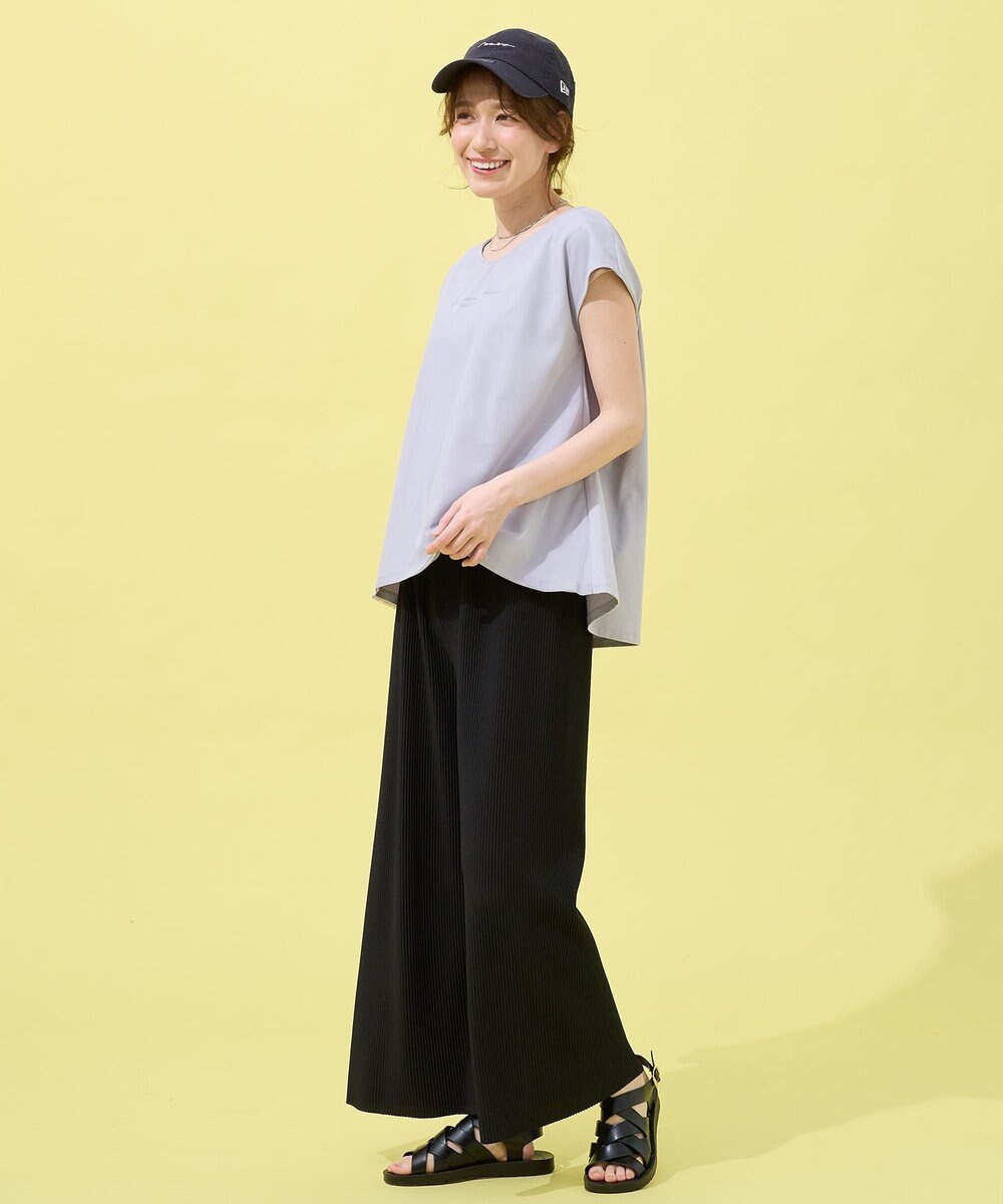 ANY 【洗濯機可】プリーツジャージパンツ 