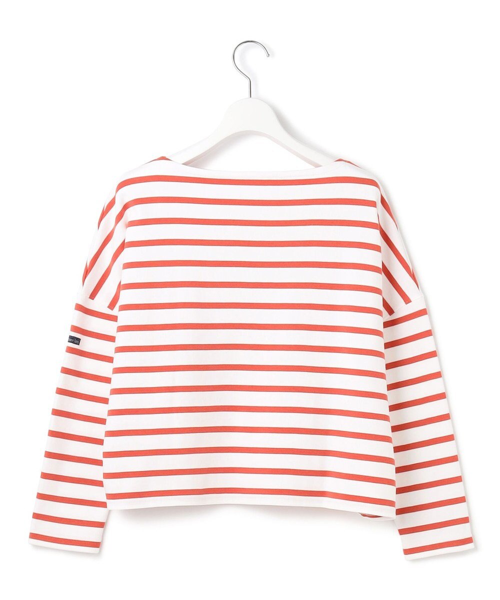 23区 L 【洗える】Armor-lux スムース クロップド  ボーダー カットソー 