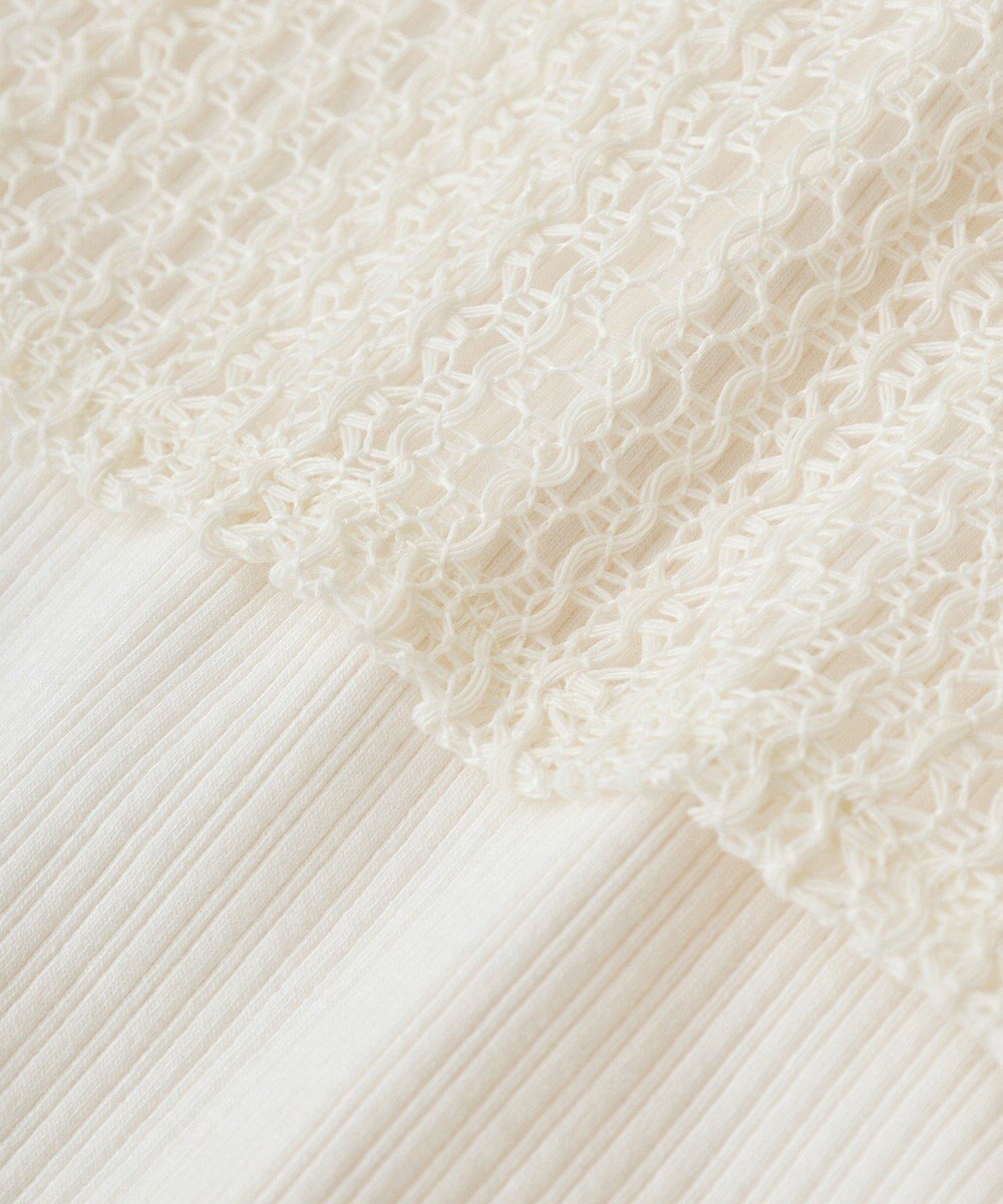 earth music&ecology ＳＥＴ２点レースカーディガン＋レイヤードインナー 