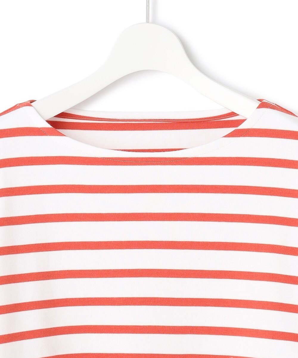 23区 【洗える】Armor-lux スムース クロップド  ボーダー カットソー 