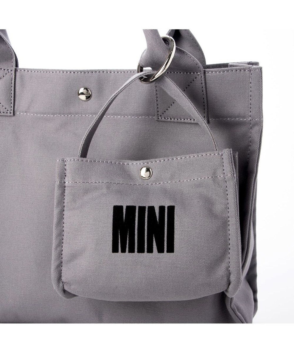 UNBILLION カシュカシュ cachecache / フロッキーポーチ付きキャンバストート 